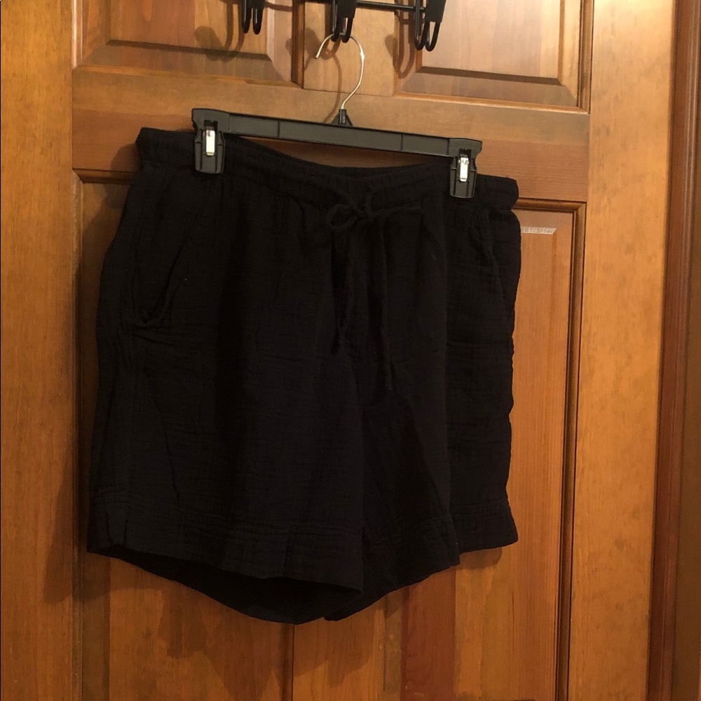 dylan Black Drawstring Everyday Shorts